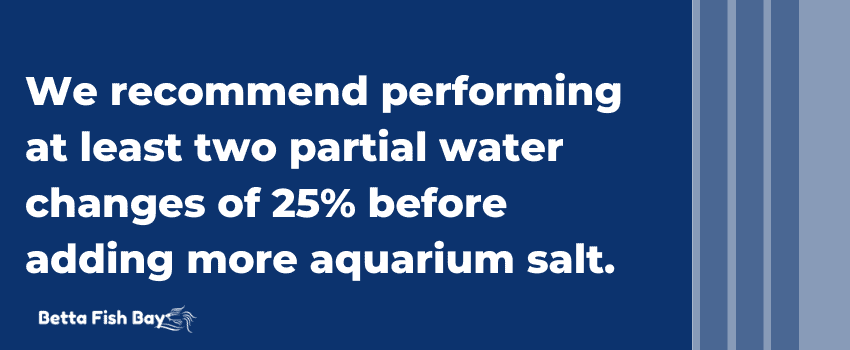 aquarium salt how often to add data