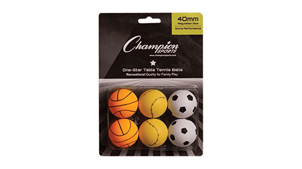 Champion Sports Table Tennis Ball Pack